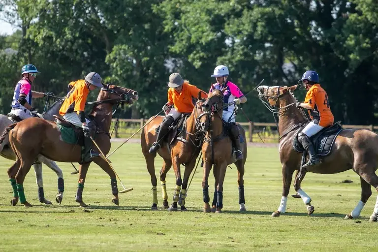 Polospieler im Training auf dem Heisterfeldshof